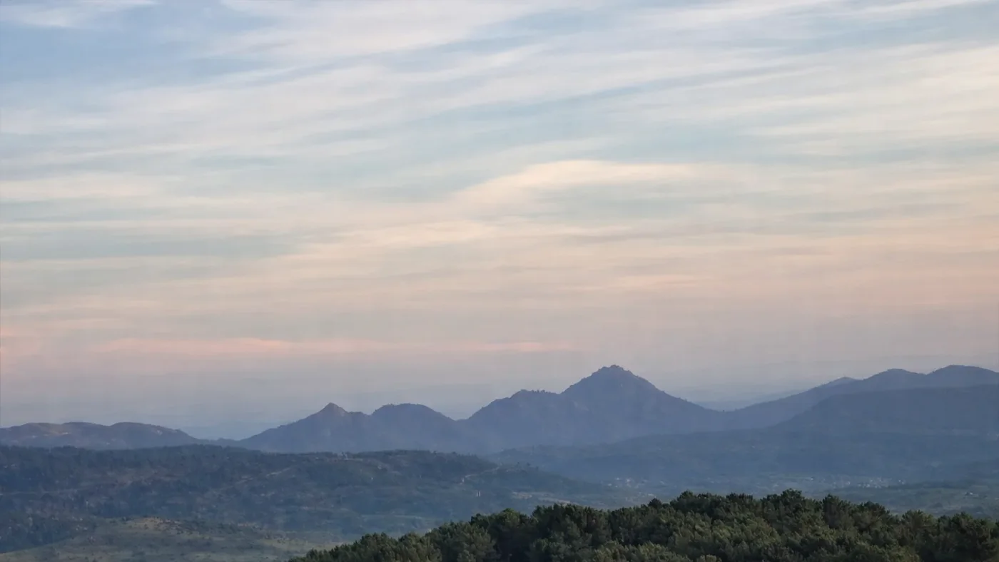 La Sierra de Guadarrama desde Peguerinos